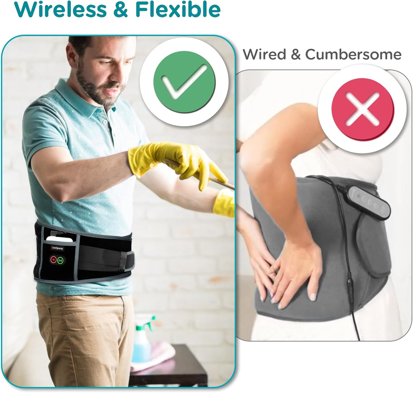 DeepFlex Cordless Back Massager